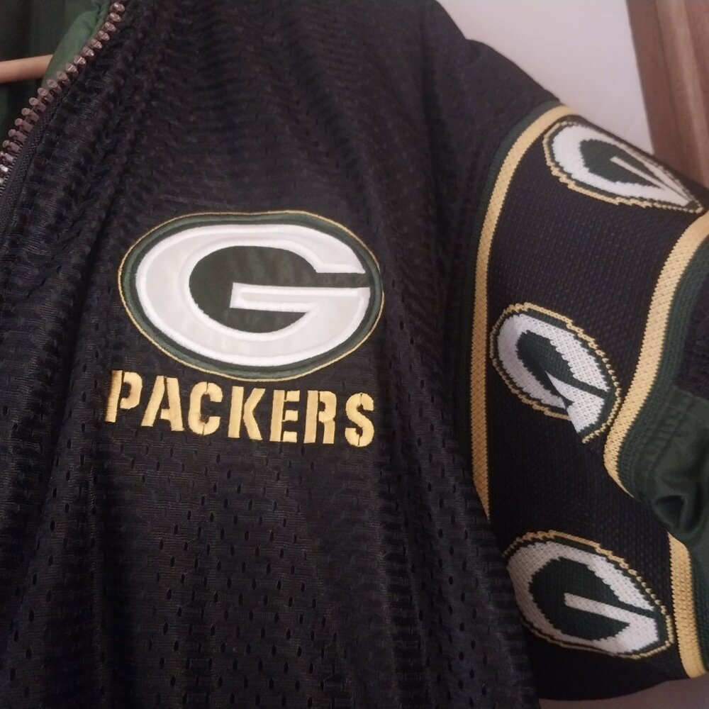 NFL packers' jacket reversable 1990s NFL Experience - Picture 5 of 14